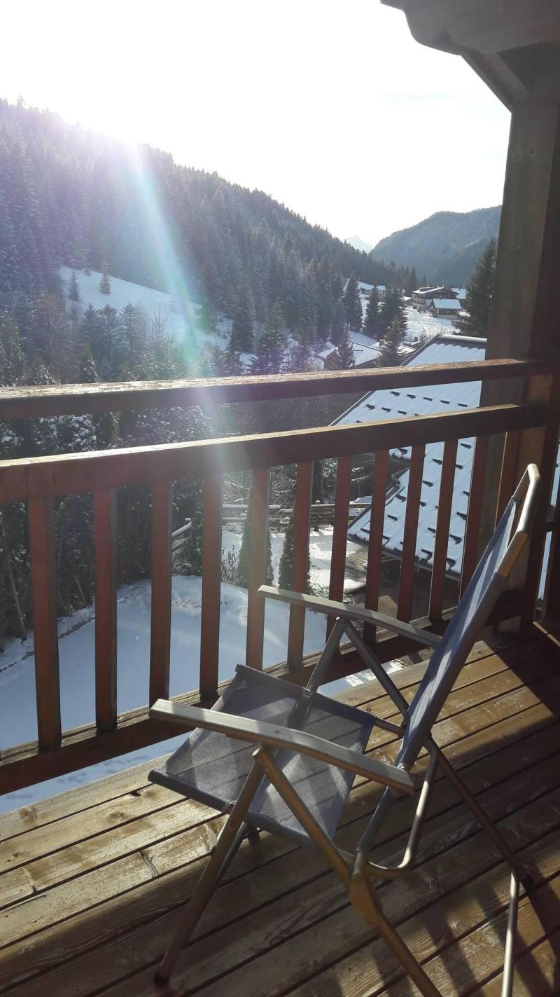 Rent in ski resort 5 room chalet 8 people - Chalet Chien Noir - Les Gets - Terrace