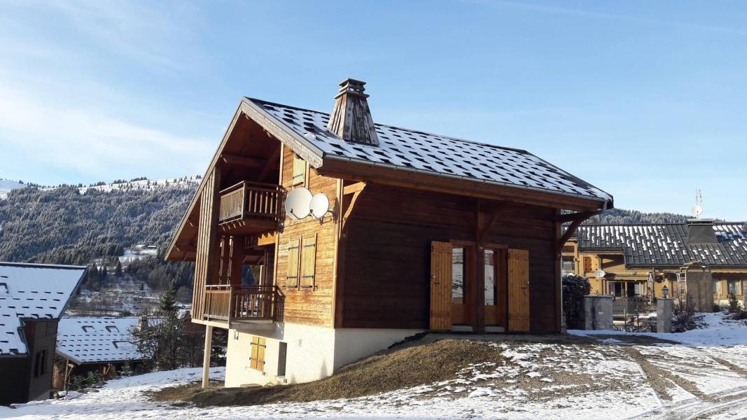 Аренда на лыжном курорте Шале 5 комнат 8 чел. - Chalet Chien Noir - Les Gets - зимой под открытым небом