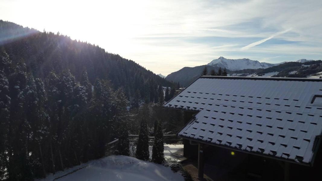 Rent in ski resort 5 room chalet 8 people - Chalet Chien Noir - Les Gets - Winter outside