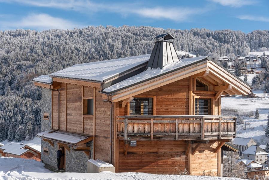 Holiday in mountain resort 5 room chalet 8 people - Chalet Cocoon - Les Gets - Winter outside