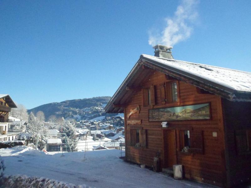 Urlaub in den Bergen Doppelchalethälfte 5 Zimmer für 9 Personen - Chalet Cognée - Les Gets - Draußen im Winter