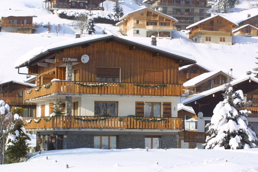 Vacances en montagne Chalet L'Aiglon - Les Gets - Extérieur hiver
