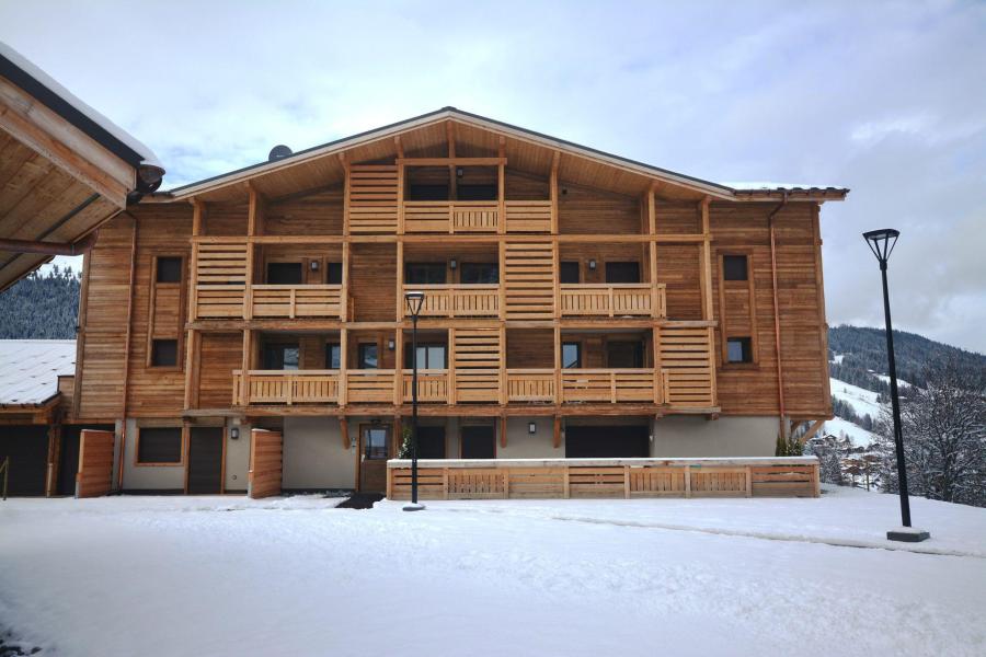 Skiverleih 3-Zimmer-Appartment für 4 Personen - Chalet Maroussia - Les Gets - Draußen im Winter
