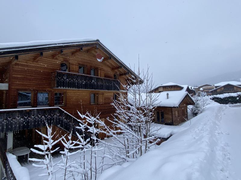 Аренда на лыжном курорте Шале 10 комнат 24 чел. - Chalet Monet - Les Gets - зимой под открытым небом