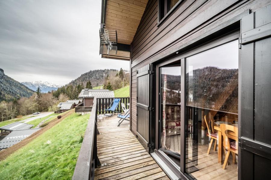 Ski verhuur Chalet mitoye 2 kamers  6 personen - Chalet Moudon - Les Gets - Balkon