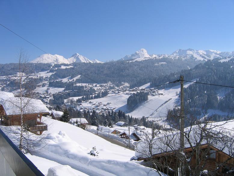 Urlaub in den Bergen 5-Zimmer-Holzhütte für 10 Personen - Chalet Niemaje - Les Gets - Draußen im Winter