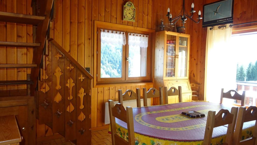 Skiverleih 4 Zimmer Chalet für 8 Personen - Chalet Paille en Queue - Les Gets - Wohnzimmer