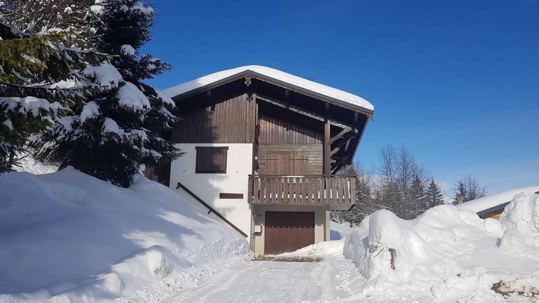 Location au ski Chalet 4 pièces 8 personnes - Chalet Paille en Queue - Les Gets - Extérieur hiver
