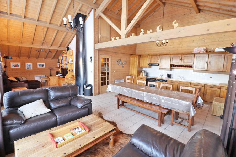 Skiverleih 5 Zimmer Chalet für 8 Personen - Chalet Renaissance - Les Gets - Wohnzimmer