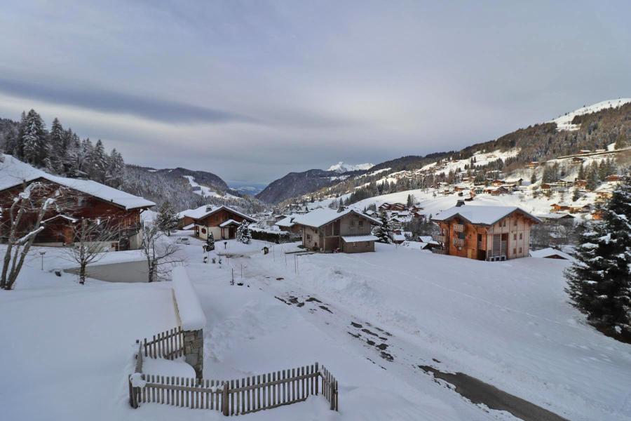 Skiverleih 5 Zimmer Chalet für 8 Personen - Chalet Renaissance - Les Gets - Draußen im Winter