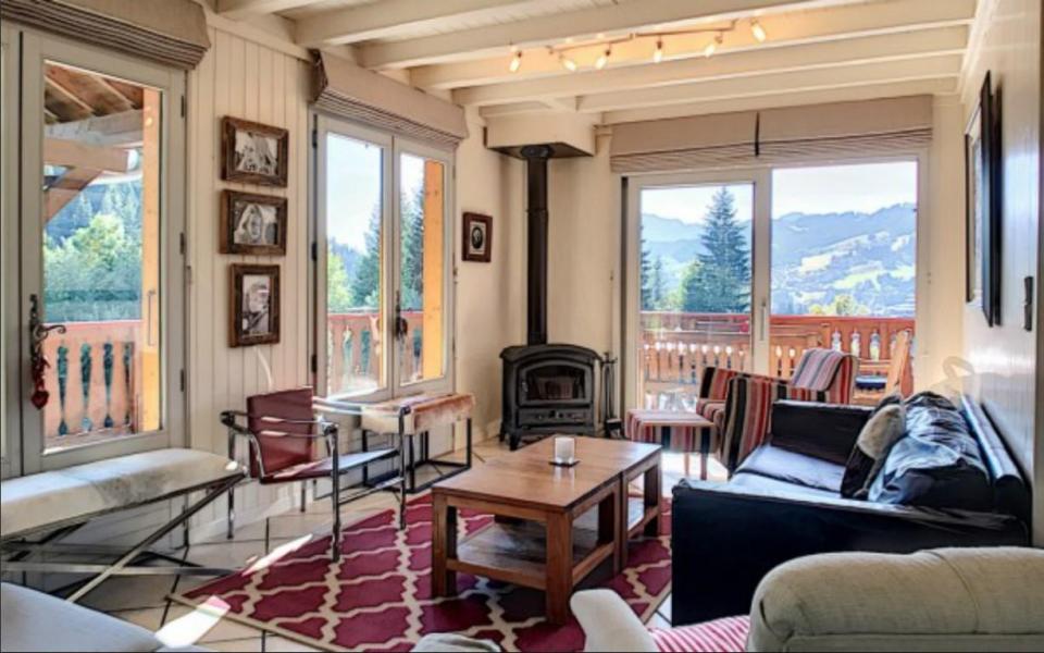 Rent in ski resort Chalet Renard du Lac - Les Gets - Living room