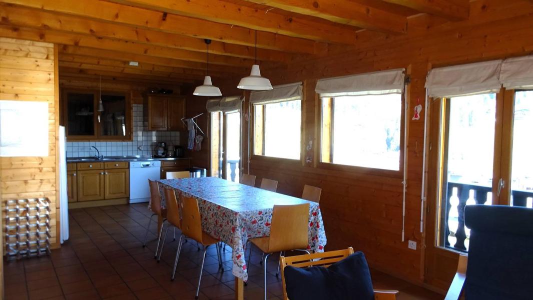 Ski verhuur Chalet 5 kamers 10 personen - Chalet Simche - Les Gets - Woonkamer