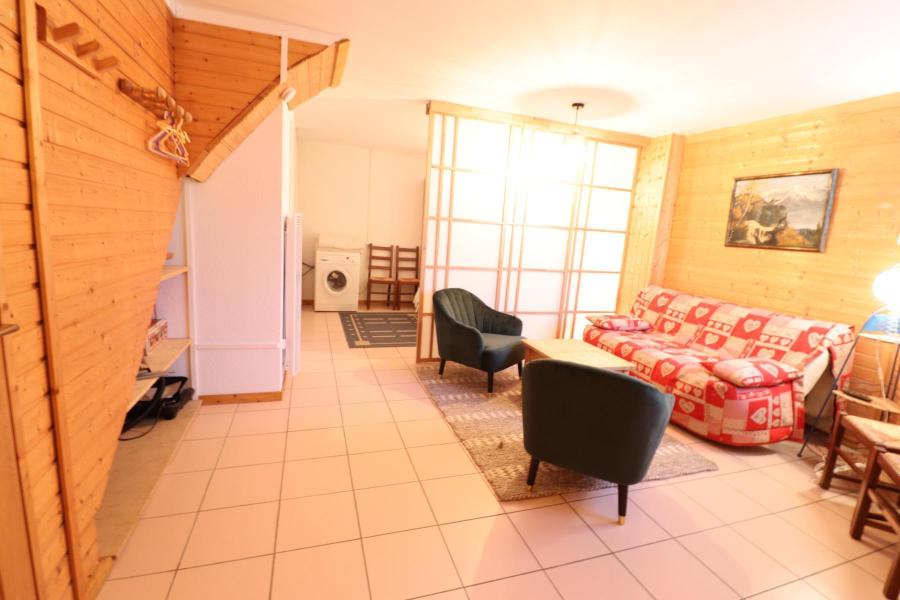 Rent in ski resort 5 room triplex apartment 10 people - Chalet Télémark - Les Gets - Living room