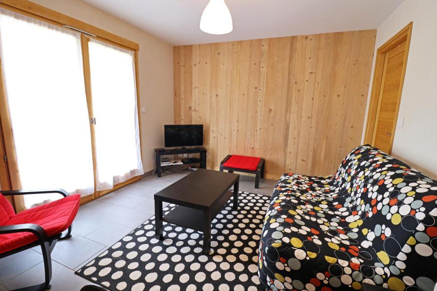 Skiverleih 2-Zimmer-Appartment für 4 Personen - Chalet Trois Fleurs - Les Gets - Wohnzimmer