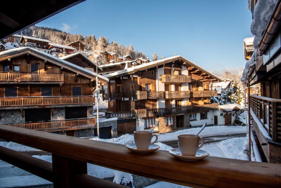 Ski verhuur Appartement 3 kabine kamers 5-7 personen (37) - Kinabalu - Les Gets - Balkon