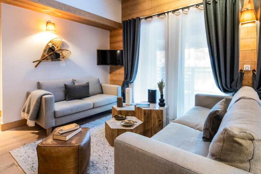 Location au ski Appartement 3 pièces cabine 5-7 personnes (37) - Kinabalu - Les Gets - Séjour