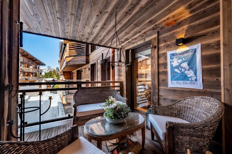 Ski verhuur Appartement 4 kabine kamers 6-8 personen (27) - Kinabalu - Les Gets - Balkon