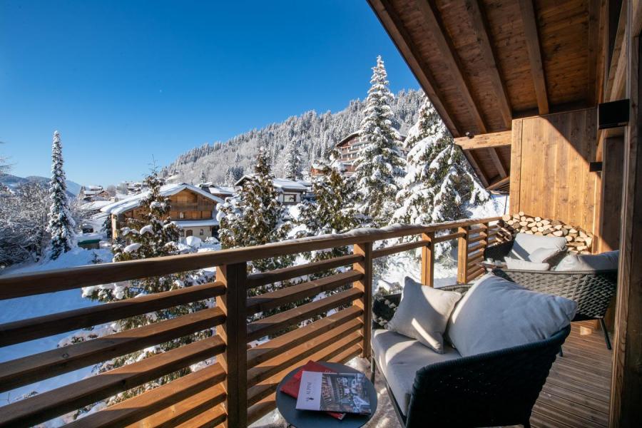 Ski verhuur Appartement triplex 6 kamers 13-15 personen (40) - Kinabalu - Les Gets - Balkon