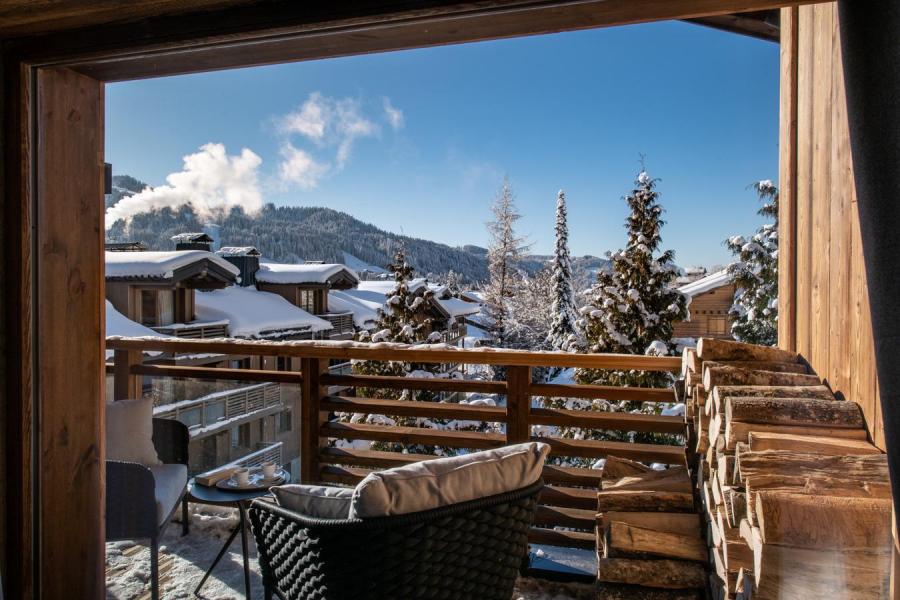 Location au ski Appartement triplex 6 pièces 13-15 personnes (40) - Kinabalu - Les Gets - Terrasse