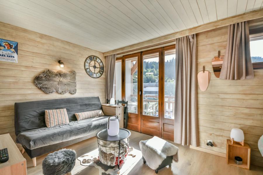 Rent in ski resort Studio 4 people (2022) - La Résidence - Les Gets - Living room