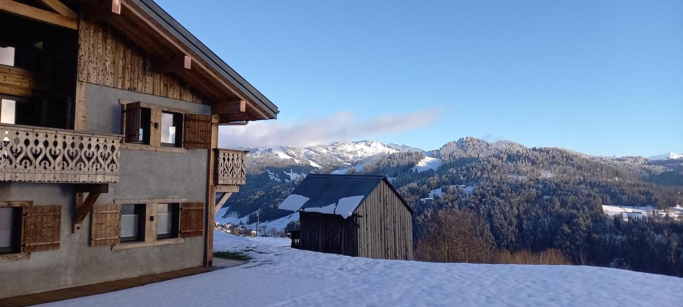 Vakantie in de bergen Chalet triplex 8 kamers 14 personen - LE CHAR - Les Gets - Buiten winter