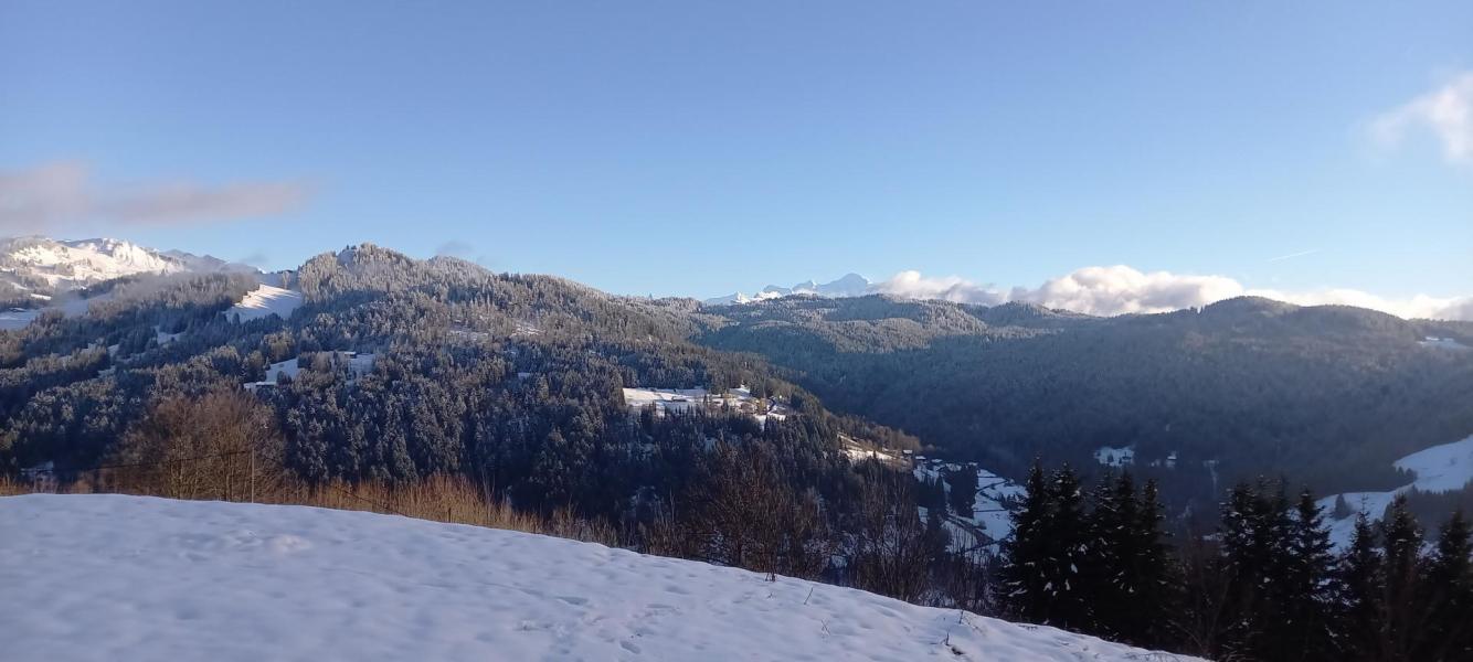 Vacances en montagne Chalet triplex 8 pièces 14 personnes - LE CHAR - Les Gets - Extérieur hiver