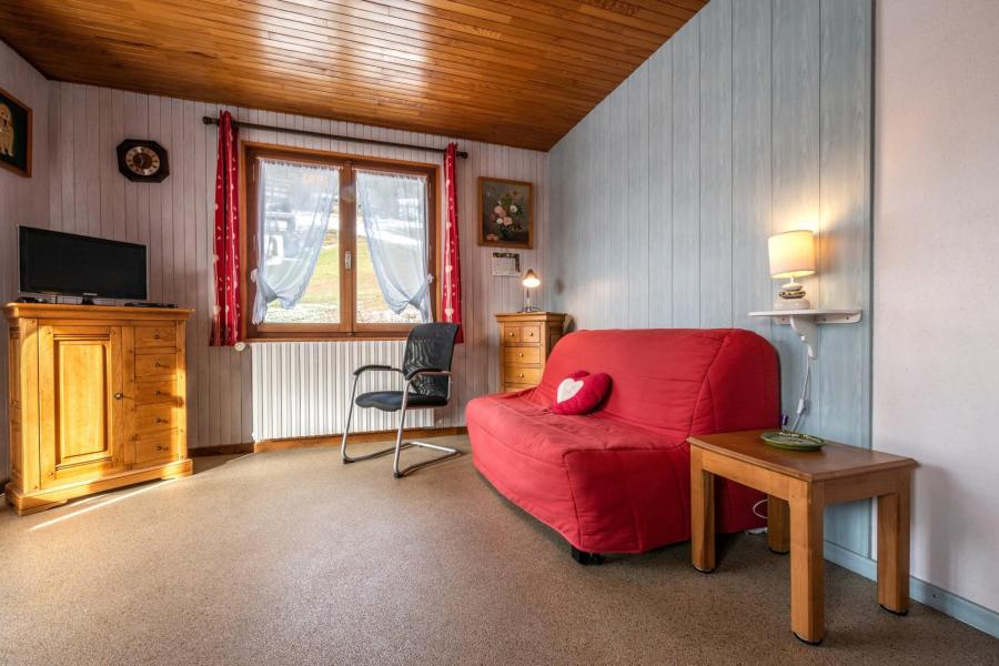 Ski verhuur Appartement 2 kamers 4 personen (MESANGE) - PRESSENAGE - Les Gets - Woonkamer