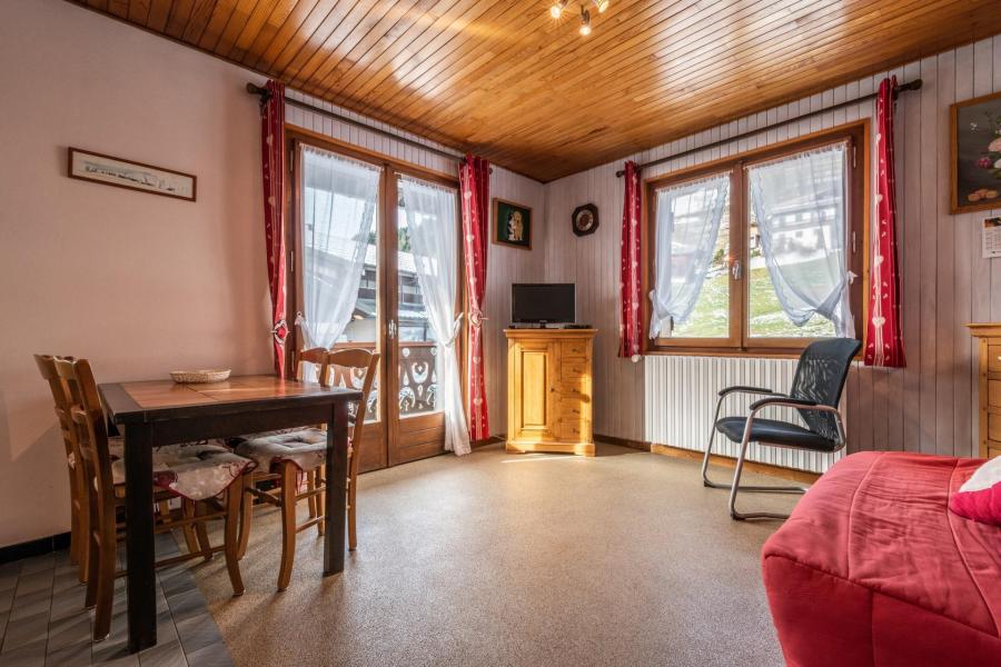 Ski verhuur Appartement 2 kamers 4 personen (MESANGE) - PRESSENAGE - Les Gets - Woonkamer