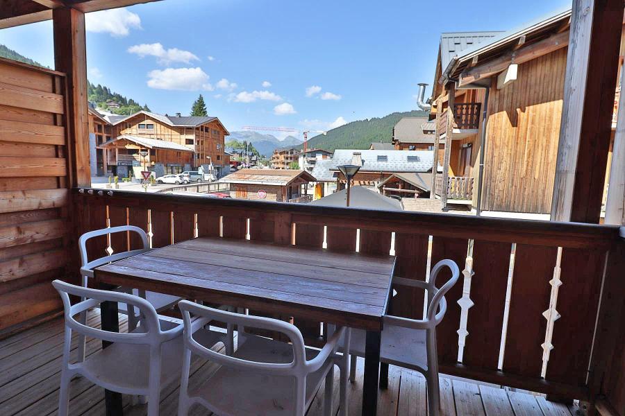 Location au ski Appartement 3 pièces 6 personnes - Résidence Ambre Blanche - Les Gets - Terrasse