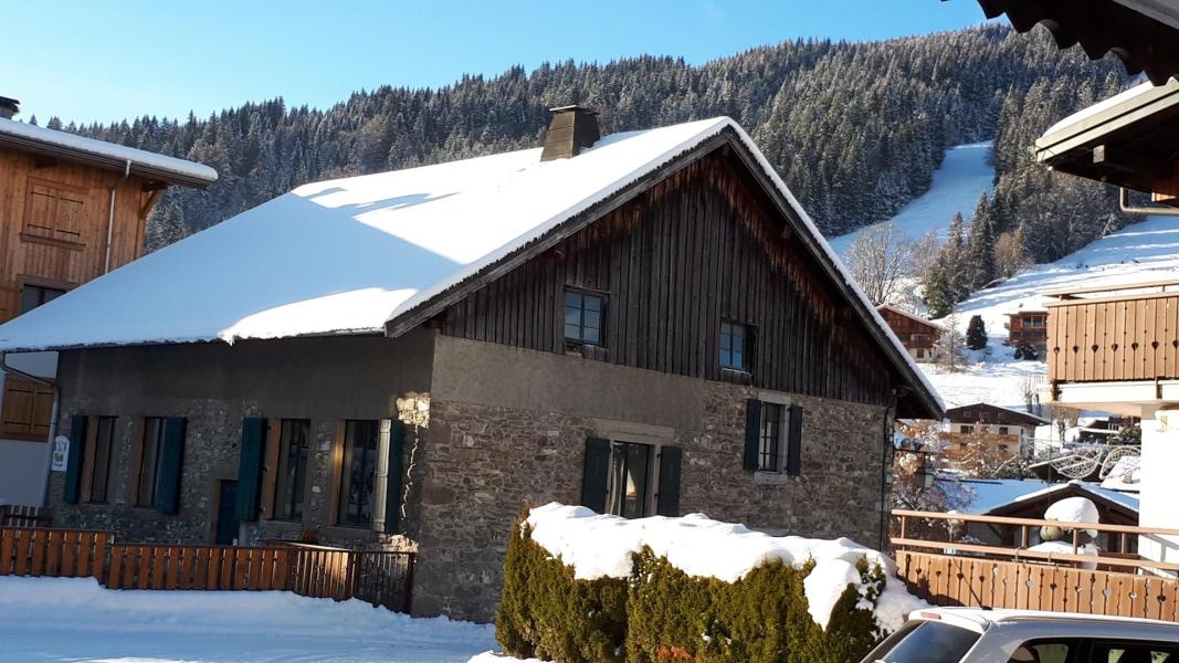 Location au ski Appartement 2 pièces 3 personnes - Résidence Aulnaie - Les Gets - Extérieur hiver