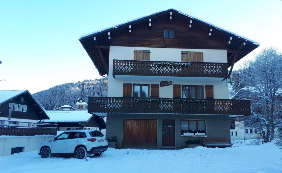 Location au ski Appartement 3 pièces 6 personnes - Résidence Aulnaie - Les Gets - Extérieur hiver