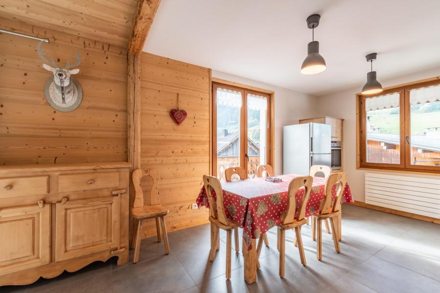 Location au ski Appartement 3 pièces 6 personnes - Résidence Aulnaie - Les Gets - Séjour