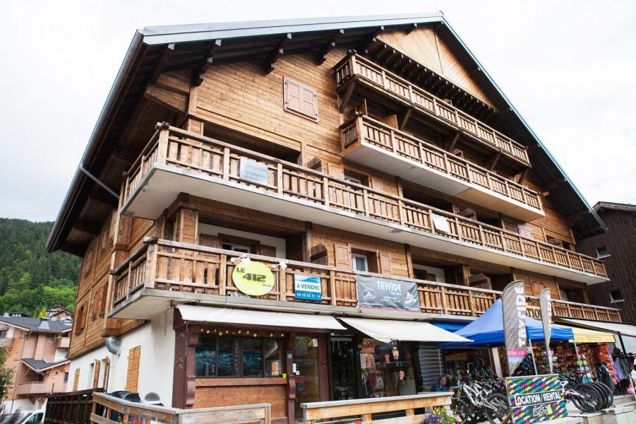 Ski verhuur Appartement duplex 5 kamers 10 personen - Résidence Azalées - Les Gets - Buiten winter