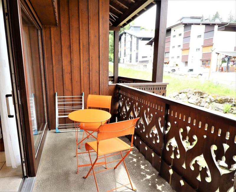 Rent in ski resort Studio 4 people - Résidence Bivouac - Les Gets - Terrace