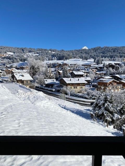 Аренда на лыжном курорте Квартира студия со спальней для 4 чел. - Résidence Bouillandire - Les Gets - зимой под открытым небом
