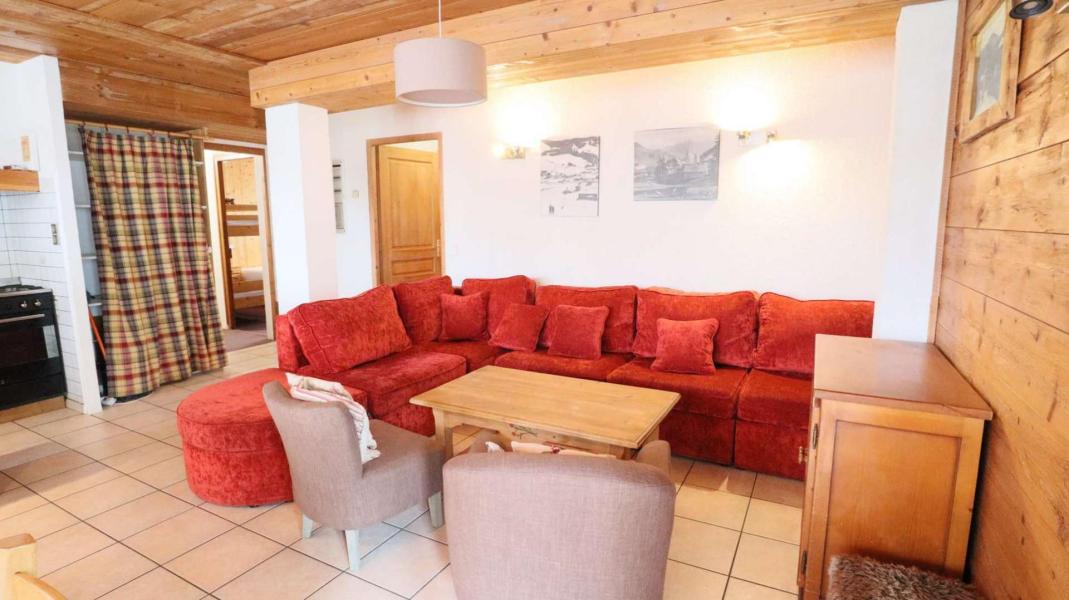 Location au ski Appartement 6 pièces 13 personnes - Résidence Bruyères - Les Gets - Séjour