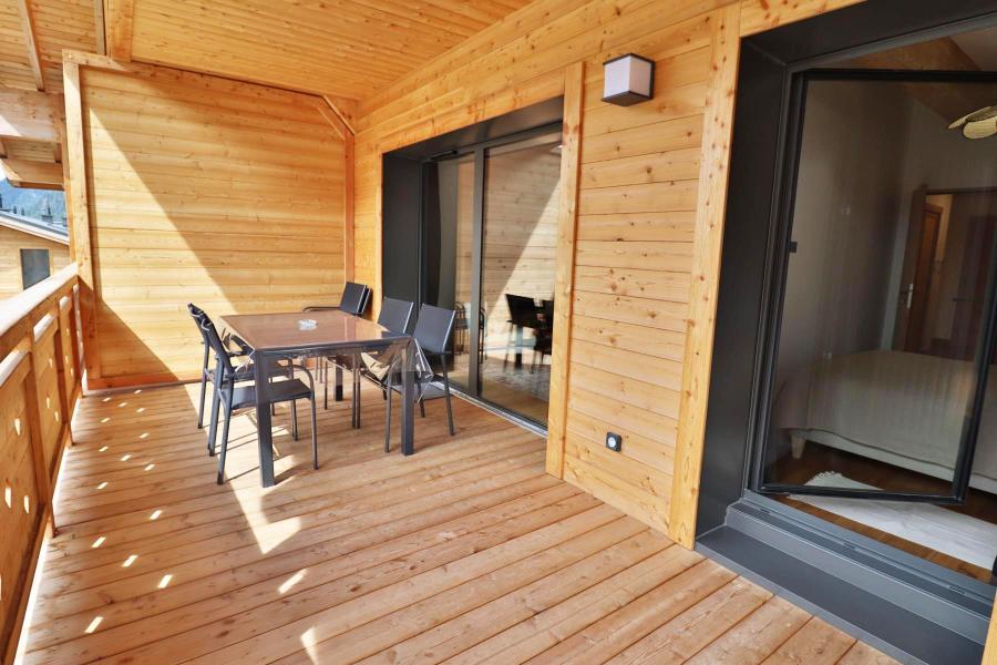 Location au ski Appartement 2 pièces coin montagne 4 personnes - Résidence Cairn Harmony  - Les Gets - Terrasse