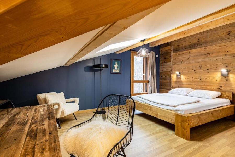 Skiverleih 5 Zimmer Maisonettewohnung für 8 Personen - Résidence Carmine Lodge - Les Gets - Schlafzimmer