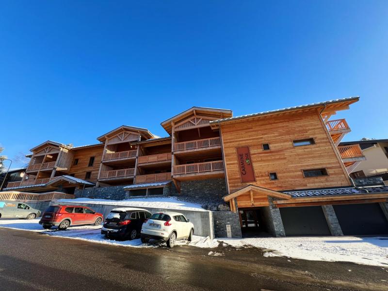 Rent in ski resort 2 room apartment sleeping corner 5 people - Résidence Carmine Lodge - Les Gets - Winter outside