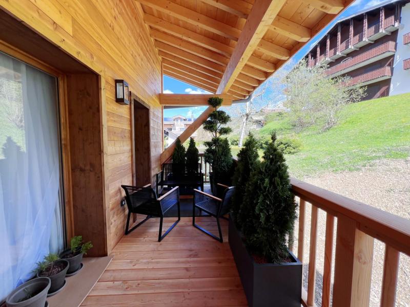 Location au ski Appartement duplex 3 pièces 6 personnes - Résidence Carmine Lodge - Les Gets - Terrasse