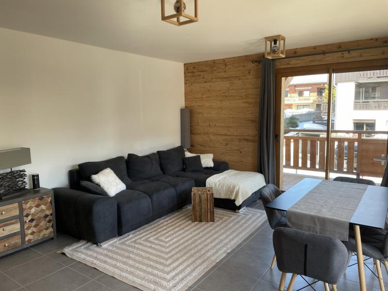 Skiverleih 3-Zimmer-Appartment für 6 Personen - Résidence Chalet d'Inès - Les Gets - Wohnzimmer