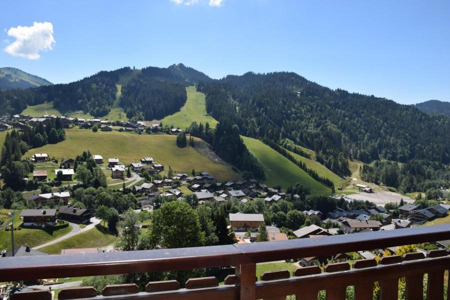 Wynajem na narty Apartament 2 pokojowy z antresolą 6 osób - Résidence Chantemerle - Les Gets - Balkon