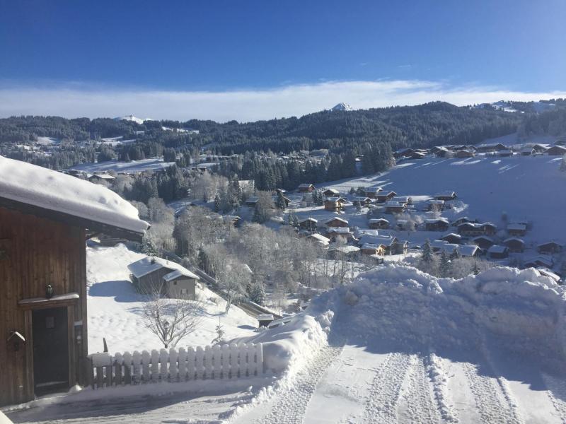 Vacances en montagne Chalet 3 pièces 5 personnes - Résidence Chez Rose - Les Gets - Extérieur hiver