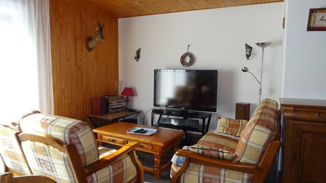 Rent in ski resort 6 room duplex apartment 12 people - Résidence Copinière - Les Gets - Living room