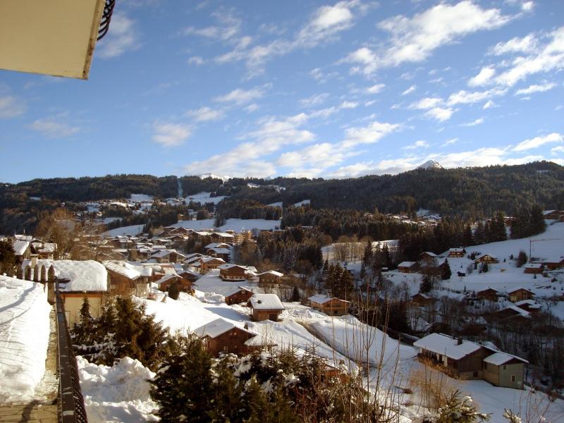 Ski verhuur Appartement 3 kamers 6 personen (160) - Résidence Corzolet - Les Gets - Terras