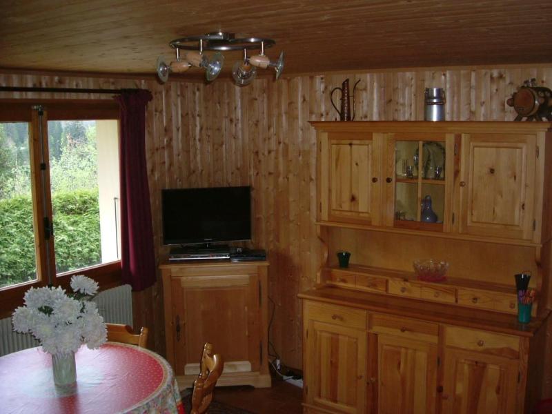 Rent in ski resort 2 room apartment 4 people - Résidence Croc Blanc - Les Gets - Living room