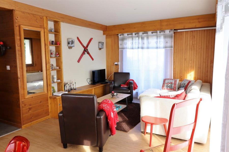 Skiverleih 3-Zimmer-Appartment für 7 Personen - Résidence Doux Soleil - Les Gets - Wohnzimmer