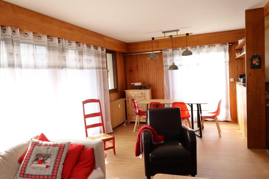 Skiverleih 3-Zimmer-Appartment für 7 Personen - Résidence Doux Soleil - Les Gets - Wohnzimmer