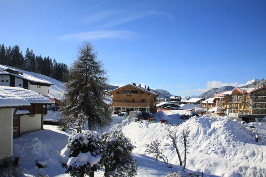 Skiverleih 2-Zimmer-Appartment für 5 Personen - Résidence Eleress - Les Gets - Draußen im Winter