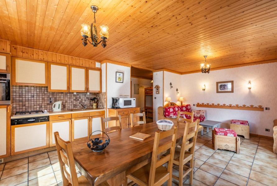 Ski verhuur Appartement 2 kamers 6 personen (60) - Résidence Forge - Les Gets - Woonkamer